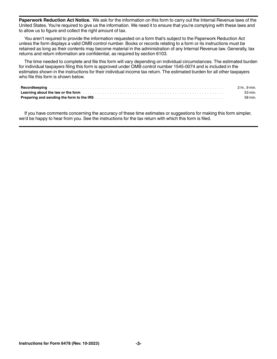 Instructions for IRS Form 6478 Biofuel Producer Credit, Page 3