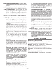 Instructions for Form R-1 Business Registration Form - Virginia, Page 8