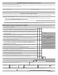 ATF Form 5 Application for Tax Exempt Transfer and Registration of Firearm, Page 2