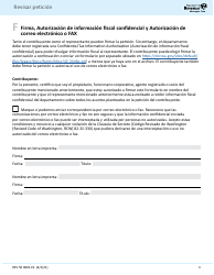 Formulario REV50 0001-ES Revisar Peticion - Washington (Spanish), Page 3