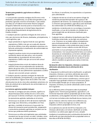 Formulario REV64 0024-ES Solicitud De Uso Actual Clasificacion De Terrenos Para Ganaderia Y Agricultura Parcelas Con Un Mismo Propietario - Washington (Spanish), Page 4