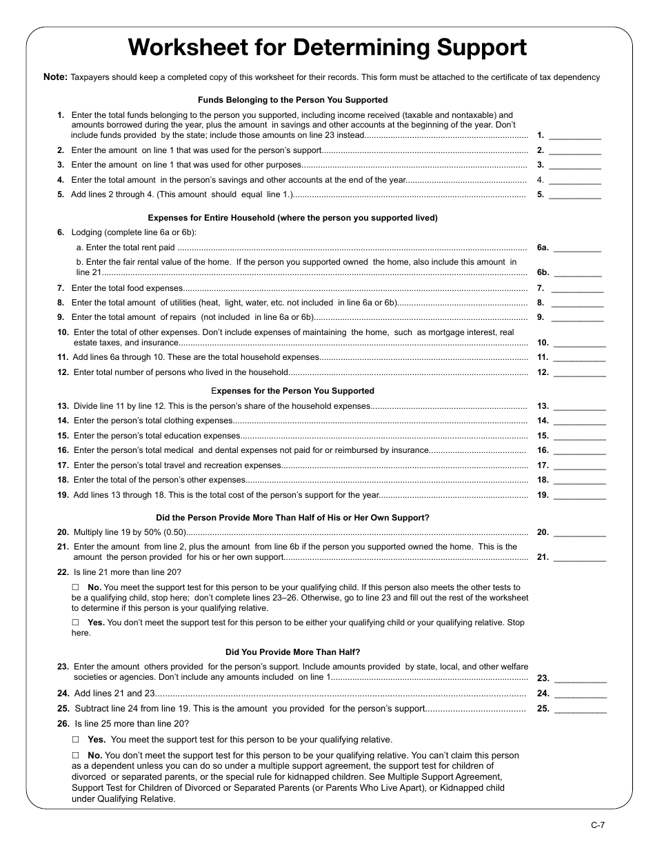 Affidavit of Domestic Partners Federal Tax Dependent Status - Maryland, Page 3