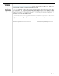 Application for a License as a Provisional Genetic Counselor - Rhode Island, Page 5