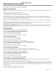 Form KS Shareholder&#039;s Share of Income, Credits and Modifications - Draft - Minnesota, Page 4