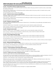 Form KS Shareholder&#039;s Share of Income, Credits and Modifications - Draft - Minnesota, Page 6