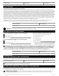 Change Request Form for Employees - Covered California for Small Business - California, Page 4