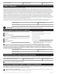 Formulario De Solicitud De Cambio Para Los Empleados - Covered California Para Pequenas Empresas - California (Spanish), Page 4