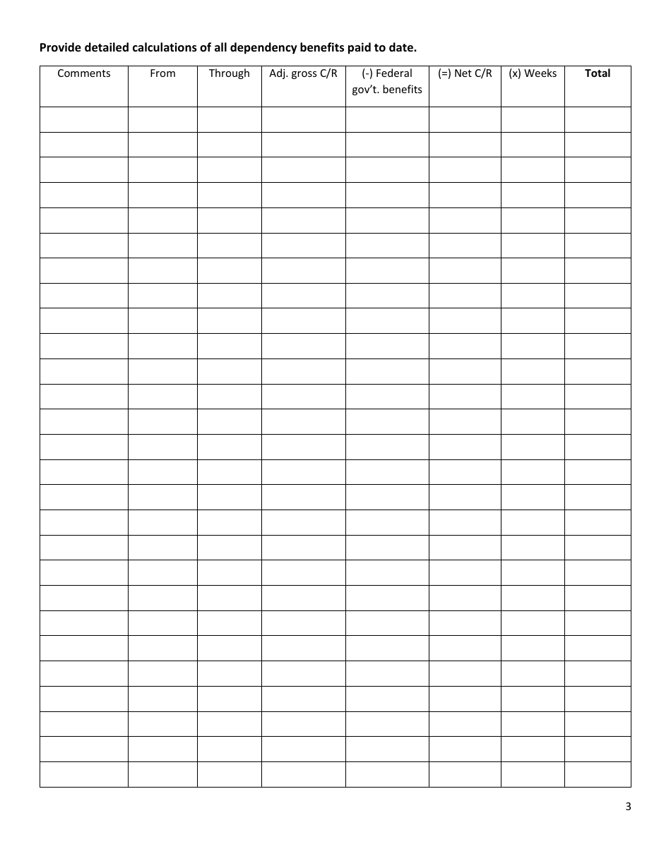 Notice of Discontinuance of Workers Compensation Dependency Benefits - Minnesota, Page 3