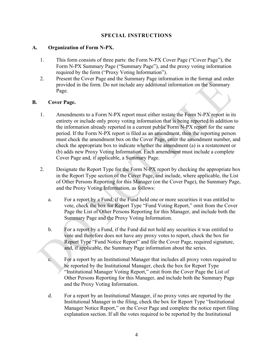Form N-PX Annual Report of Proxy Voting Record, Page 4