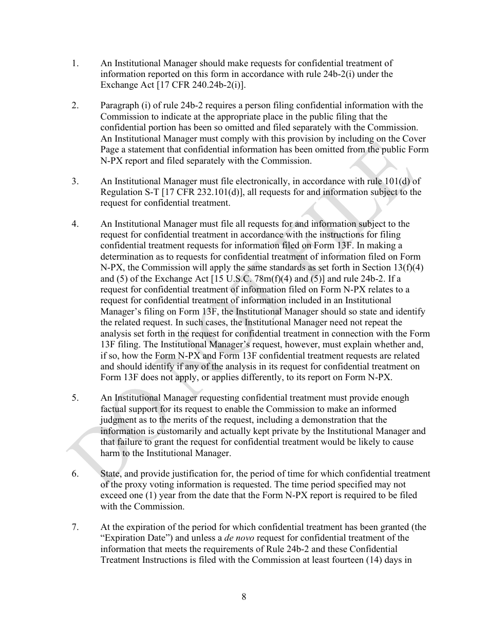 Form N-PX Annual Report of Proxy Voting Record, Page 8