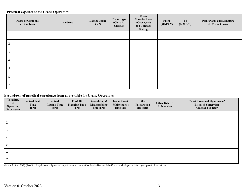 Application for Certificate of Qualification - Nova Scotia, Canada, Page 3