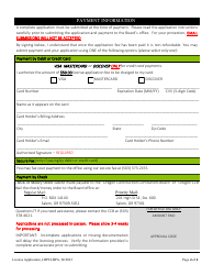 License Application for Lead Inspection or Abatement Contractors License - Oregon, Page 4