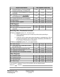 Form FL Parentage302 Response to Petition to Decide Parentage - Washington, Page 2
