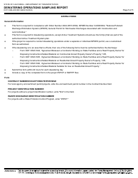 Form DOT CEM-2033SW Dewatering Operations Sampling Report - California, Page 5