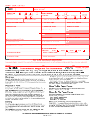 IRS Form W-3SS Transmittal of Wage and Tax Statements, Page 2
