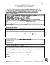 Form DBPR AR-ID1 Individual License Maintenance Form - Florida, Page 2