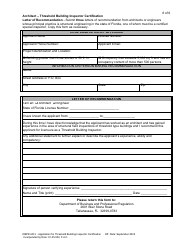 Form DBPR AR2 Application for Threshold Building Inspector Certification - Florida, Page 6