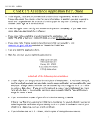 Document preview: Form DSS-CC-950 Child Care Assistance Application - South Dakota
