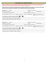 Formulario DSS-CC-950 Solicitud De Asistencia Para Cuidado Infantil - South Dakota (Spanish), Page 7