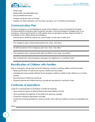 Form OLA-113 Emergency Preparedness and Response Plan Template - South Dakota, Page 4