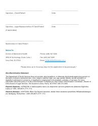 New Application - South Dakota Indigent Medication Program - South Dakota, Page 5