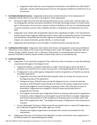 Form AGR-2213 Tribal Subgrant - Emergency Food Assistance Program (Efap) - Washington, Page 18