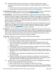 Form AGR-2213 Tribal Subgrant - Emergency Food Assistance Program (Efap) - Washington, Page 22