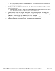 Form AGR-2213 Tribal Subgrant - Emergency Food Assistance Program (Efap) - Washington, Page 9