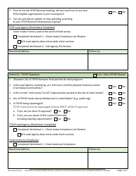 Form AGR-2225 Food Assistance Lead Agency Review - Washington, Page 10