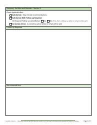 Form AGR-2225 Food Assistance Lead Agency Review - Washington, Page 12