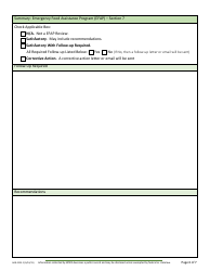 Form AGR-2225 Food Assistance Lead Agency Review - Washington, Page 16