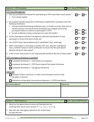 Form AGR-2225 Food Assistance Lead Agency Review - Washington, Page 9