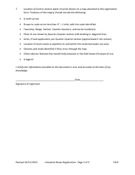 Registration for Reuse of Industrial Effluent - Oregon, Page 2