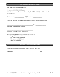 Registration for Reuse of Industrial Effluent - Oregon, Page 3