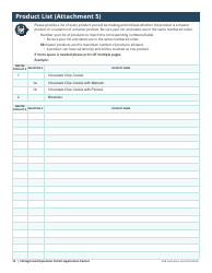 Form AGR-2093 Application for Cottage Food Operation Permit - Washington, Page 10