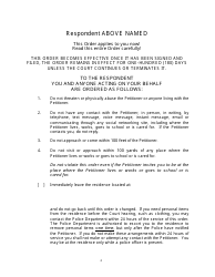 Form 2F-P-473 Temporary Restraining Order - Hawaii, Page 2