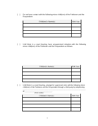 Form 2F-P-473 Temporary Restraining Order - Hawaii, Page 3