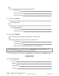Form GAC5-U Petition for Appointment of General Conservator or Guardian - Minnesota, Page 10