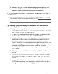 Form GAC5-U Petition for Appointment of General Conservator or Guardian - Minnesota, Page 13