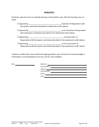 Form GAC5-U Petition for Appointment of General Conservator or Guardian - Minnesota, Page 17