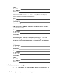 Form GAC5-U Petition for Appointment of General Conservator or Guardian - Minnesota, Page 3
