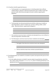Form GAC5-U Petition for Appointment of General Conservator or Guardian - Minnesota, Page 6