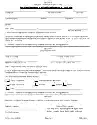 Form IN1634 Application for In-Service Training Substitution - Tennessee, Page 2