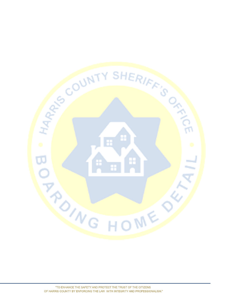 Class II Boarding Home Permit Application - Criminal History Statement - Harris County, Texas, Page 3
