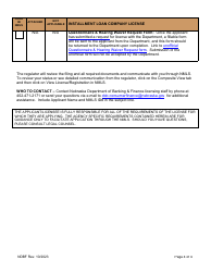 Company New Application Checklist - Nebraska Installment Loan Company License - Nebraska, Page 4