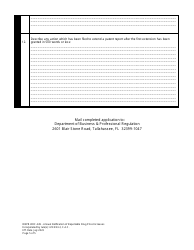 Form DBPR-DDC-249 Annual Notification of Reportable Drug Price Increases - Florida, Page 5
