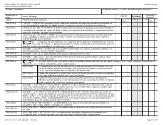 Formulario DCF-F-CFS2241-S Lista De Verificacion De La Licencia Inicial: Centros De Cuidado Infantil Familiar - Wisconsin (Spanish), Page 11