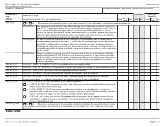 Formulario DCF-F-CFS2241-S Lista De Verificacion De La Licencia Inicial: Centros De Cuidado Infantil Familiar - Wisconsin (Spanish), Page 8