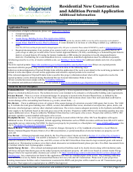 Residential New Construction and Addition Permit Application - City of Austin, Texas, Page 5