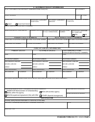 Form SF-336 Continuity of Operations (Coop) Alternate Facility Identification/Certification, Page 2